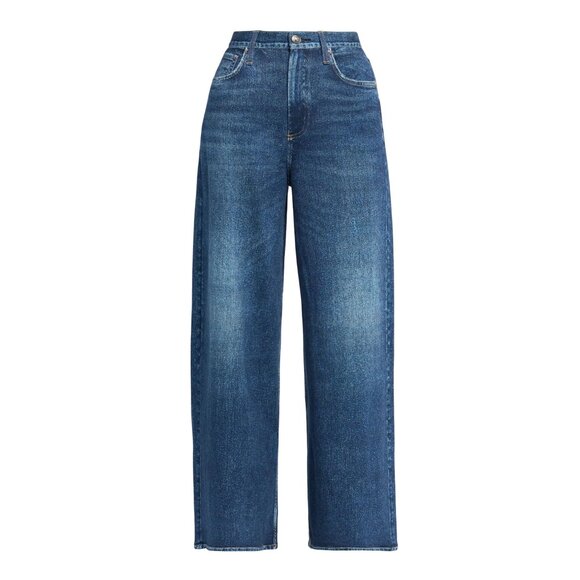Rag & Bone Miramar Sofie High Waist Wide Leg Terry Sweatpant Jeans in Venice - Picture 1 of 5